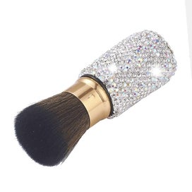 Listing 2 of 4 for Bling Make Up Brush Crystal Makeup Travel Brushes Blusher Rhinestone Cover Found