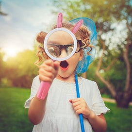 Listing 2 of 5 for By Children's Magnifying Glass Handheld Reading Magnifier Children's Magnifying