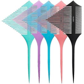 Listing 2 of 5 for Hair Dyeing Comb Portable Double-sided Pointed Tail Triangle Pick Comb