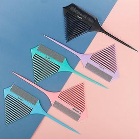 Listing 3 of 5 for Hair Dyeing Comb Portable Double-sided Pointed Tail Triangle Pick Comb