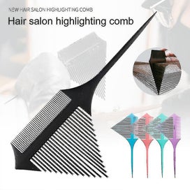 Listing 4 of 5 for Hair Dyeing Comb Portable Double-sided Pointed Tail Triangle Pick Comb