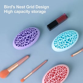 Listing 3 of 3 for Multi-purpose Cosmetic Storage Box, Desktop Organizers Silicone Make Up Brush St