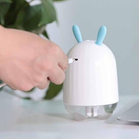 Listing 4 of 5 for Mini Humidifier Rabbit Usb Essential Oil Diffuser Car Air Purifier, A