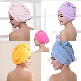 Listing 4 of 5 for Microfiber Bath Towels, Hair Drying And Quick-drying, Ladies Bath Towels, Soft S