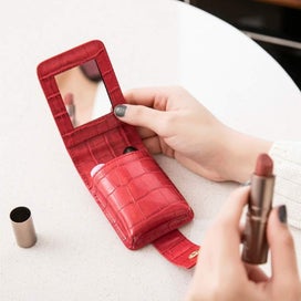 Listing 5 of 5 for Makeup Lipstick Case With Mirror,for Mini Bag Cosmetic Bag Lipstick Case