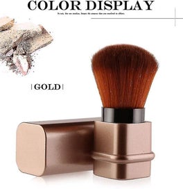 Listing 2 of 4 for Makeup Brush, Powder Brushes, Retractable Makeup Blush Brush(gold)
