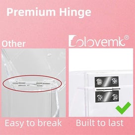 Listing 4 of 5 for Makeup Brush Holder Organizer, Acrylic Organizers And Storager Dustproof Box, Ac