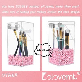 Listing 5 of 5 for Makeup Brush Holder Organizer, Acrylic Organizers And Storager Dustproof Box, Ac