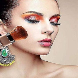 Listing 4 of 4 for Makeup Brush, Powder Brushes, Retractable Makeup Blush Brush(gold)