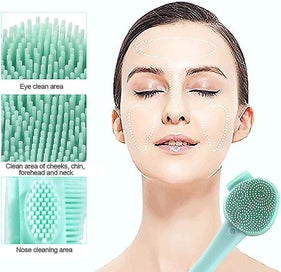 Listing 2 of 5 for Silicone Manual Facial Cleansing Brush, All-in-one Makeup Cleanser, Exfoliating