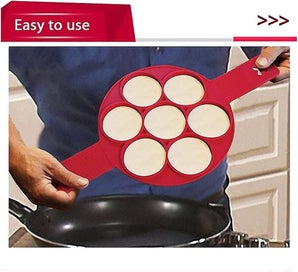 Listing 3 of 4 for Silicone Baking Mould Egg Maker Pancake Flipper Egg Ring Nonstick Round Egg Ring