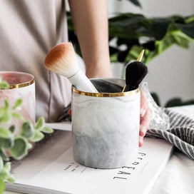Listing 3 of 4 for Pen Holder For Desk,makeup Brush Holder, Stand For Desk Marble