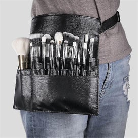 Listing 5 of 5 for Pvc Professional Cosmetic Makeup Brush Apron Bag Artist Belt Strap Holder Jiujiu