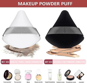 Listing 5 of 5 for Powder Puff Triangle Makeup Puff Triangle Powder Puff For Loose Powder Body Cosm