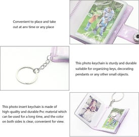 Listing 4 of 5 for 2 Inch Mini Small Photo Album, 2 Inch 1 Inch Photo Storage With Keychain 20 Pock
