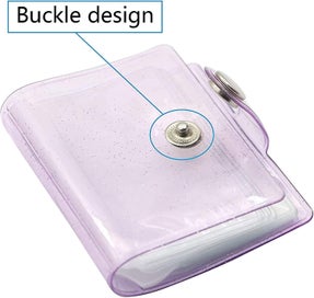 Listing 5 of 5 for 2 Inch Mini Small Photo Album, 2 Inch 1 Inch Photo Storage With Keychain 20 Pock