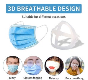 Listing 4 of 5 for 16pcs Face Bracket For Mask -3d Mask Bracket -face Mask Internal Support Frame,