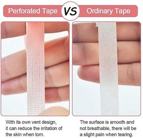 Listing 3 of 5 for 5 Rolls Lash Tape For Eyelash Extension, Breathable Micropore Fabric Eyelash Ext
