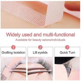 Listing 4 of 5 for 5 Rolls Lash Tape For Eyelash Extension, Breathable Micropore Fabric Eyelash Ext
