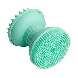 Listing 3 of 5 for Double-head Silicone Shampoo Brush With Shampoo Dispenser Shower Massage Brush F