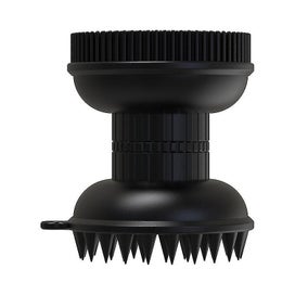Listing 5 of 5 for Double-head Silicone Shampoo Brush With Shampoo Dispenser Shower Massage Brush F