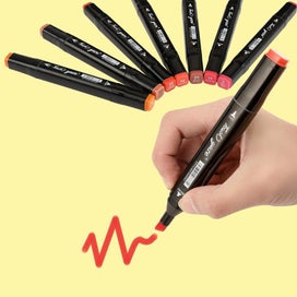 Listing 3 of 7 for 48 Color Oily Double-Headed Alcohol Marker Pen Watercolor Brush Art Painting