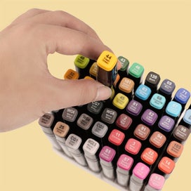 Listing 4 of 7 for 48 Color Oily Double-Headed Alcohol Marker Pen Watercolor Brush Art Painting