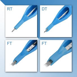 Listing 3 of 6 for 200PCS Mix Tattoo Tips Needles Cap Plastic Nozzles Tube Individually Wrapped