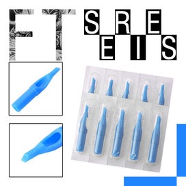 Listing 5 of 6 for 200PCS Mix Tattoo Tips Needles Cap Plastic Nozzles Tube Individually Wrapped
