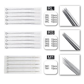 Listing 2 of 6 for 200PCS Mix Tattoo Tips Needles Cap Plastic Nozzles Tube Individually Wrapped