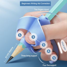Listing 6 of 9 for 4PCS Silicone Pencil Grips Posture Correction Tool Training Grip Holder Writing