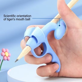 Listing 7 of 9 for 4PCS Silicone Pencil Grips Posture Correction Tool Training Grip Holder Writing