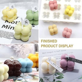 Listing 4 of 5 for Multi-cube Mold, Silicone Mold For Baking Brownies Diy Tool For Mousse Dessert J