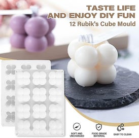 Listing 5 of 5 for Multi-cube Mold, Silicone Mold For Baking Brownies Diy Tool For Mousse Dessert J
