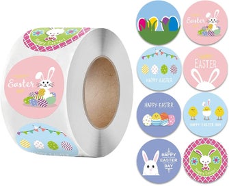 Listing 3 of 4 for H Easter Label Sticker Holidays Daily Crafts Sticker Animal Pattern For Book 2