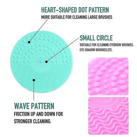 Listing 2 of 5 for Silicone Makeup Brush Cleaning Pad, Foundation Cleaning Pad, Eyebrows, Eye Shado