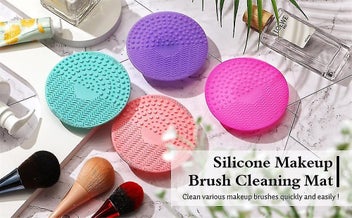 Listing 5 of 5 for Silicone Makeup Brush Cleaning Pad, Foundation Cleaning Pad, Eyebrows, Eye Shado