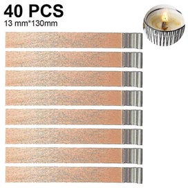 Listing 1 of 3 for Wood Candle Wicks, Smokeless Candle Wicks With Iron Stand Candle Cores F