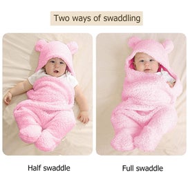 Listing 4 of 12 for Baby Swaddle Blanket Sleeping Wraps -Pink *Local Clearance*