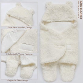 Listing 7 of 12 for Baby Swaddle Blanket Sleeping Wraps -Grey *Over Stocked*