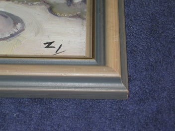 Listing 5 of 9 for ZL - Wineglass & Fruit Still Life - Original Painting