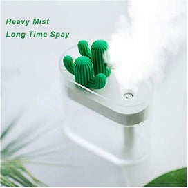 Listing 3 of 5 for Air Humidifier 160ml Air Humidifier Clear Cactus Color Light Usb Essential Oil D