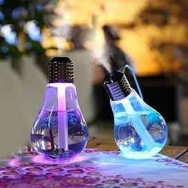 Listing 4 of 4 for Bulb Humidifier 400ml Usb Air Humidifier Colorful Led Night Lamp Essential Oil D