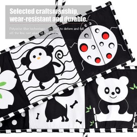 Listing 4 of 5 for Black And White High Contrast Baby Sensory Toys For Babies Newborn Toys, Baby Cl