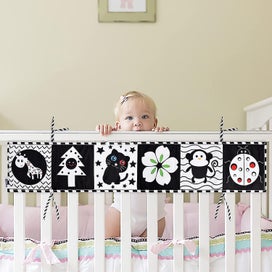 Listing 5 of 5 for Black And White High Contrast Baby Sensory Toys For Babies Newborn Toys, Baby Cl