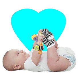 Listing 2 of 5 for Baby Infant Rattle Socks Toys Grasping Activity Infant Newborn Toddler Developme