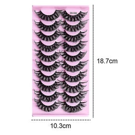 Listing 2 of 5 for Eyelashes Faux Lashes Wispy Fluffy Curly Effect Fake Eyelashes For Makeup Lash E