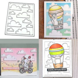 Listing 2 of 4 for Cloud Frame Metal Cutting Dies Scrapbooking Stencils Diy Album Paper Card Decor