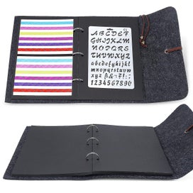 Listing 2 of 5 for Fotoalbum Zum Selbstgestalten, Schwarze Seiten Scrapbook Album Zum Einkleben, Li