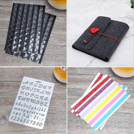 Listing 5 of 5 for Fotoalbum Zum Selbstgestalten, Schwarze Seiten Scrapbook Album Zum Einkleben, Li